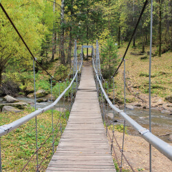Алтай-подвесной мост