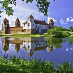 Мирский замок - панорама