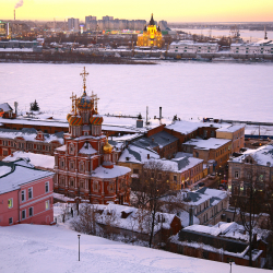 Нижний Новгород-зимняя панорама