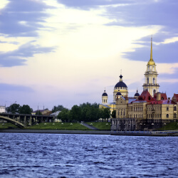 Рыбинск-вид на город