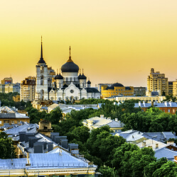 Воронеж-зимняя панорама города